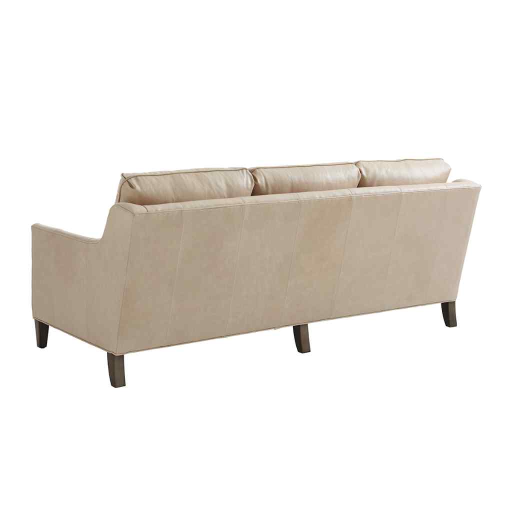 Turin Leather Sofa - Ariana Misty Gray