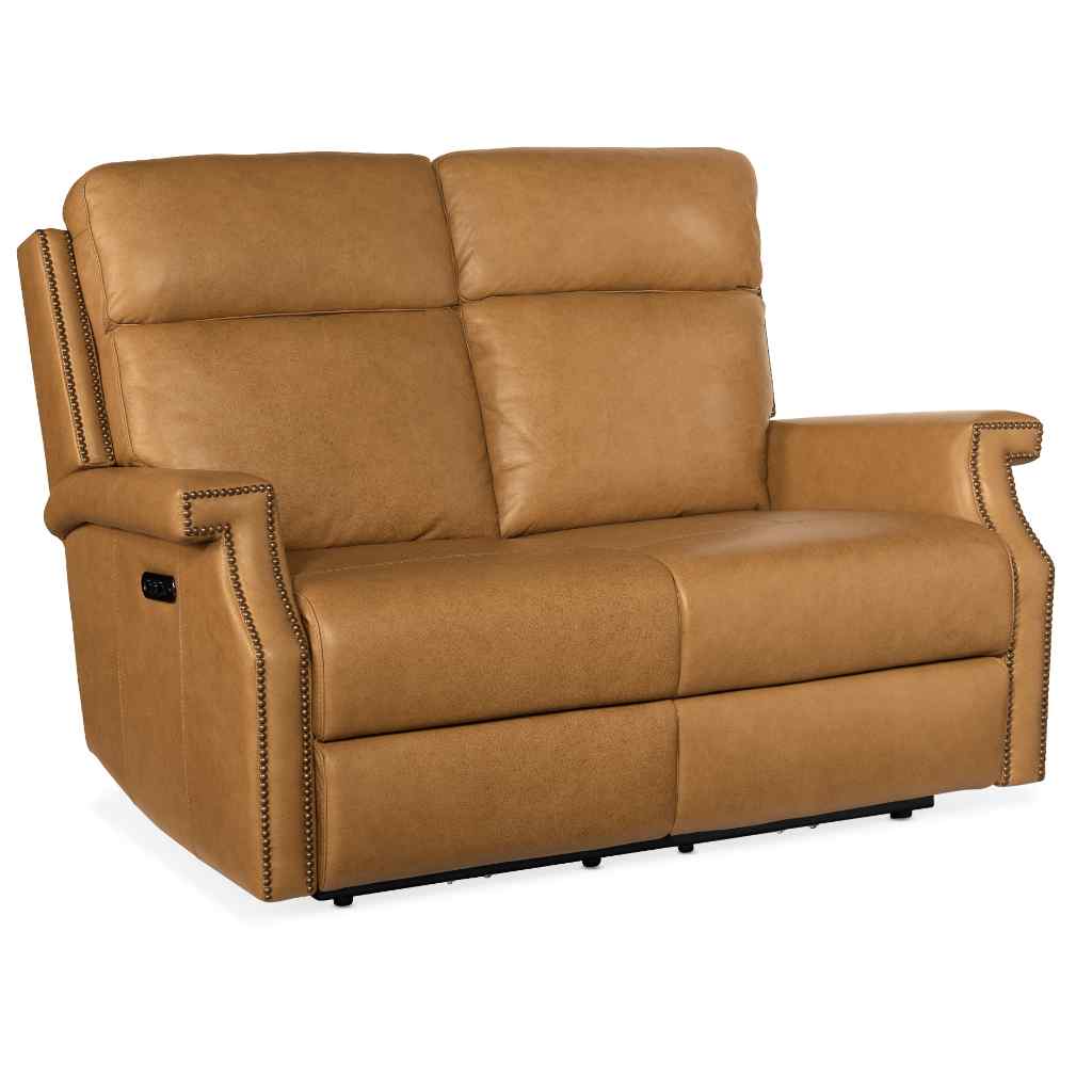 Vaughn Zero Gravity Loveseat with Power Headrest Brown