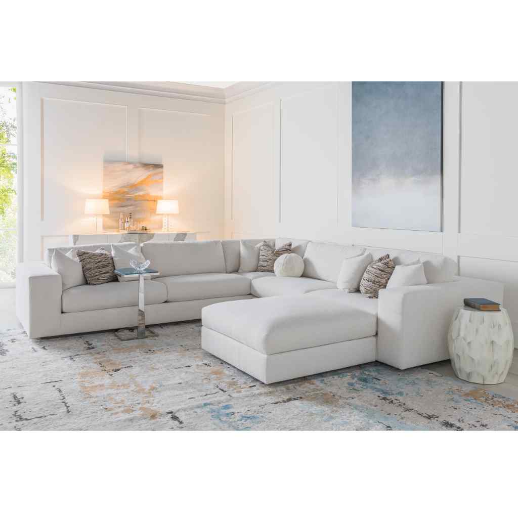 Veronica Sectional - Artistica Upholstery II White