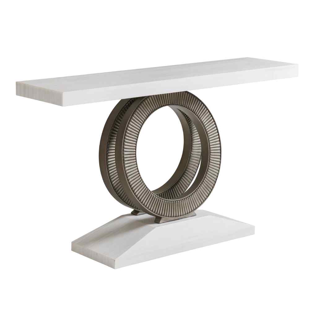 Wayfarer Stone Top Console Brown