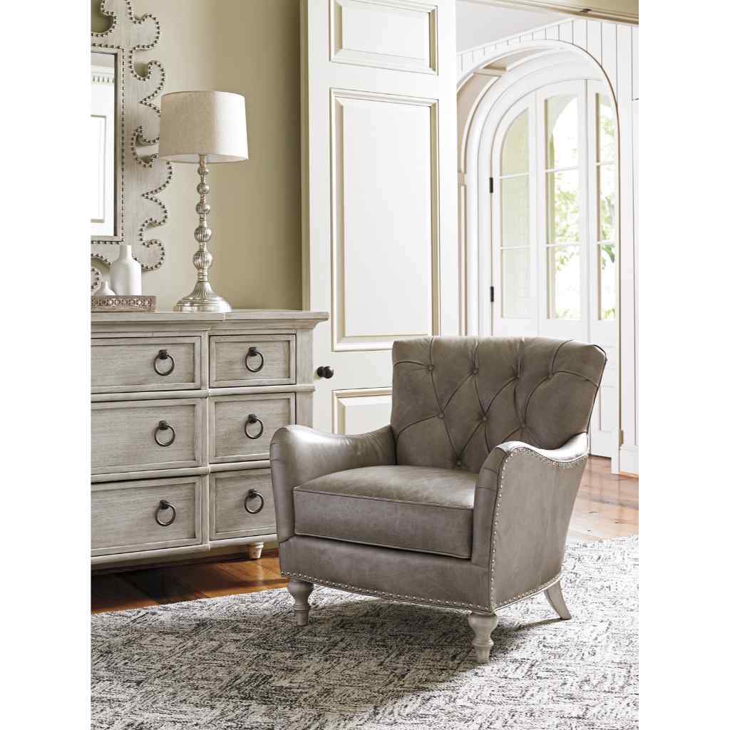 Westcott Leather Chair Brown