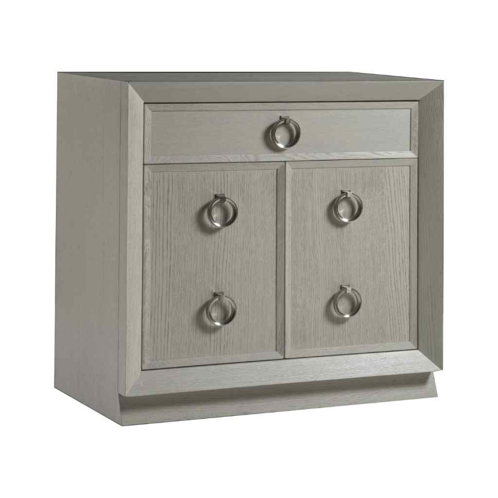 Zeitgeist White Hall Door Chest Gray