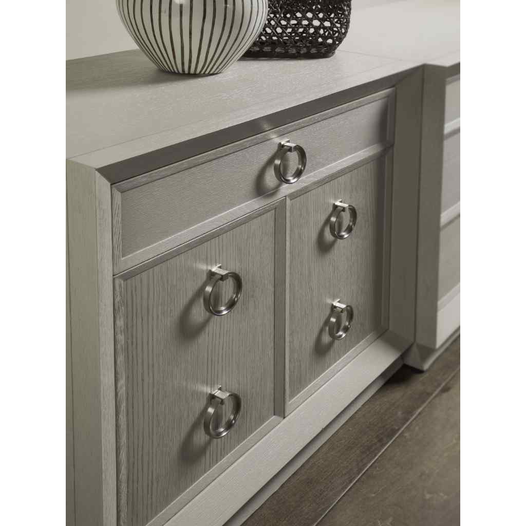 Zeitgeist White Hall Door Chest Gray